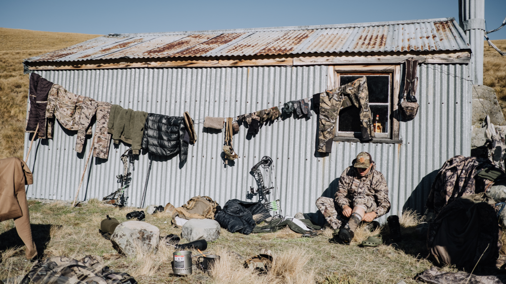 clothes on a clothesline